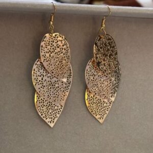 leaf earrings