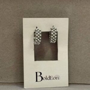 Beads studded hoops