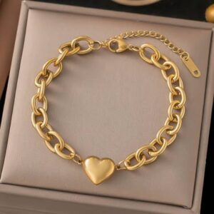 Heart chunky bracelet