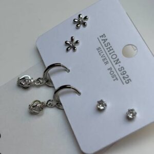 Silver Cage earrings