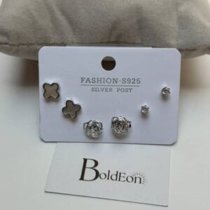 Flower earring set