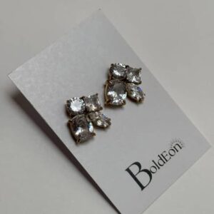 Diamond cut earrings