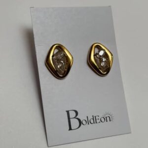 Stone studded earrings