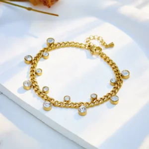 Stone studded bracelet