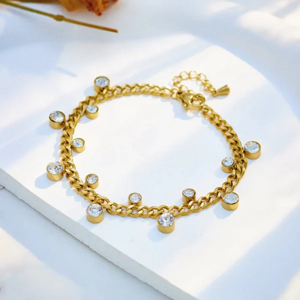 Stone studded bracelet